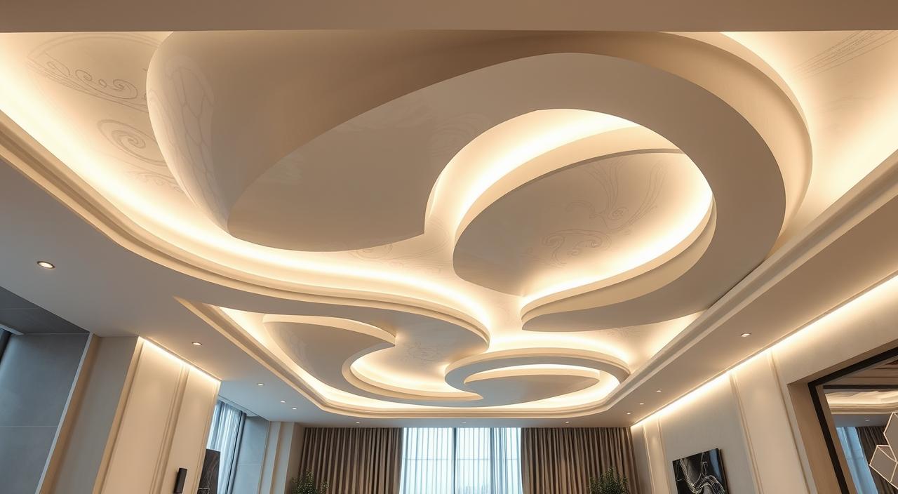Gesso com led no teto: o toque moderno que transforma seu espaço