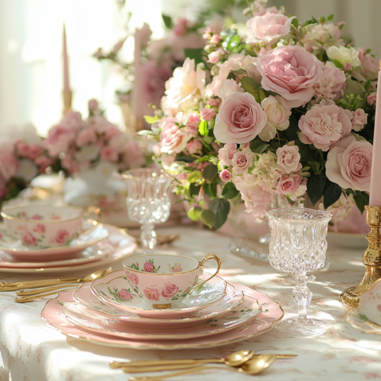 Metas Rosa Mesa Posta Rosa: 40 Ideias para Encantar em Qualquer Ocasião