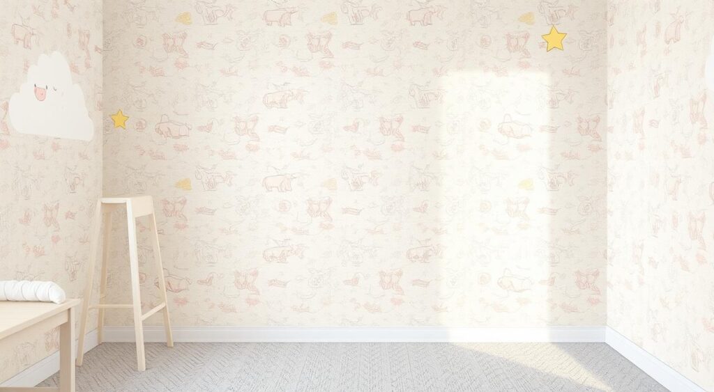 papel-de-parede-quarto-de-bebe-1024x563 Ideias Criativas para Decorar Quarto de Bebê