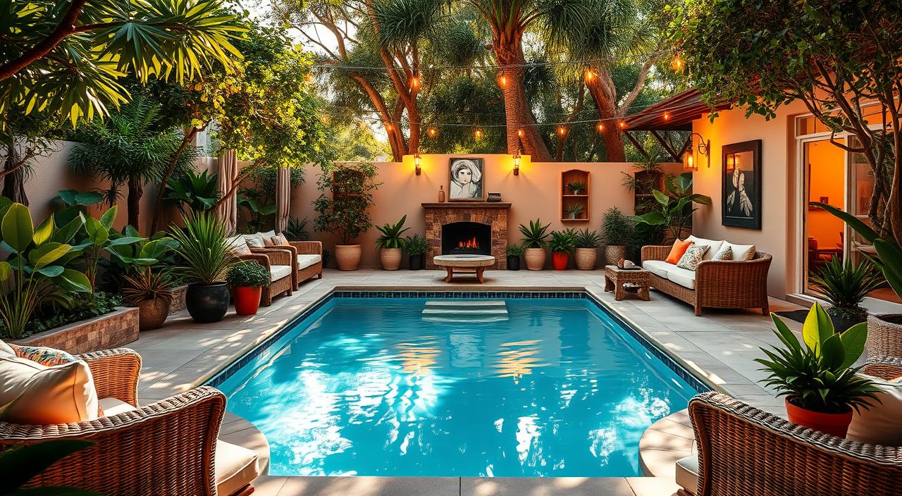 Área de Lazer com Piscina Decorada: 20 Ideias Pra Se Inspirar!