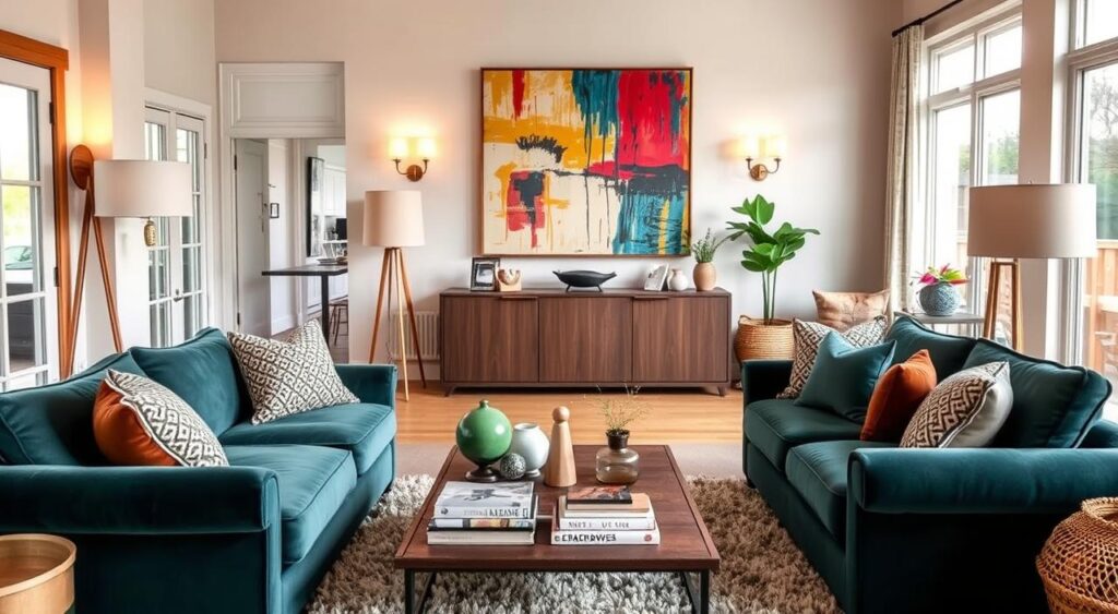 A-cozy-and-inviting-living-room-showcasing-the-homeowners-unique-personality.-In-the-1024x563 Blog Casa e Jardim na Ventrameli Decor com Dicas Incríveis