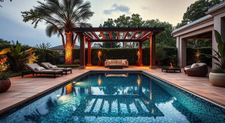 Área de Lazer com Piscina Decorada: 20 Ideias Pra Se Inspirar!