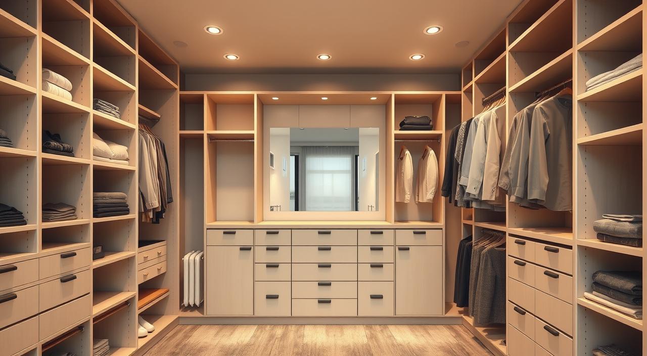 15 Dicas Simples de Organização de Closets Eficientes