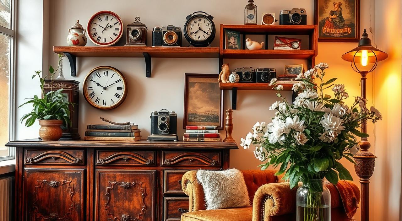 Parede Retrô na Sala: Dicas de Cores, Texturas e Decoração