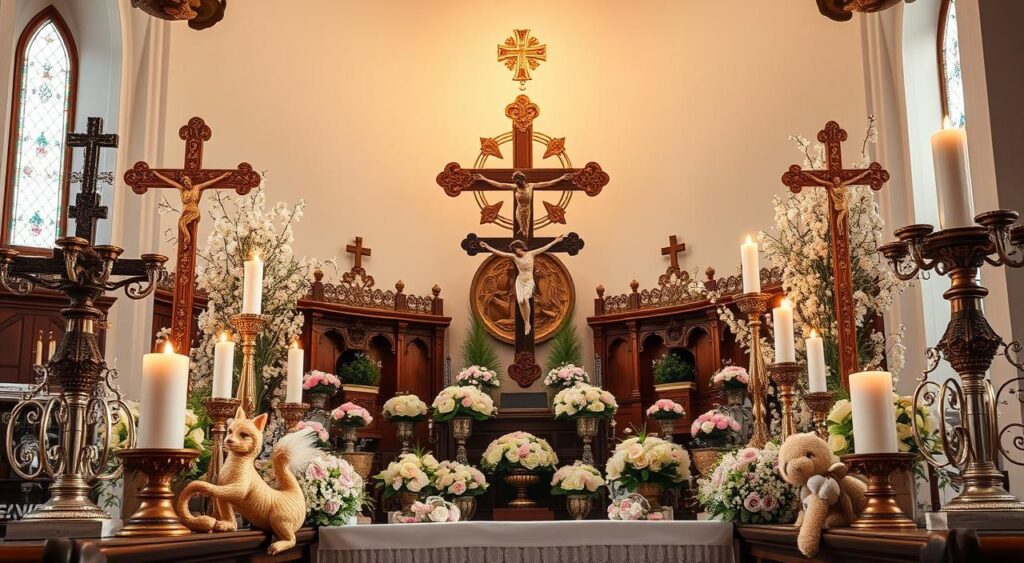 enfeites-religiosos-1024x563 Decoração para Páscoa na Igreja: Inspirações Criativas