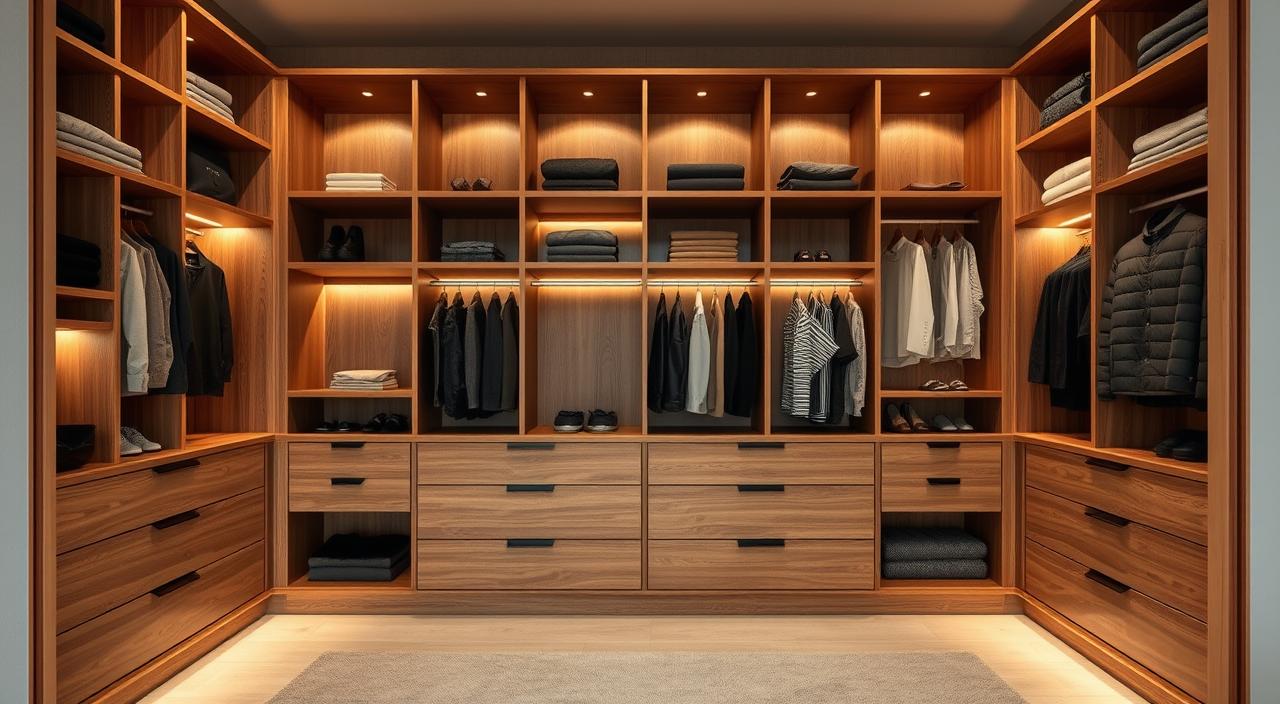 15 Dicas Simples de Organização de Closets Eficientes