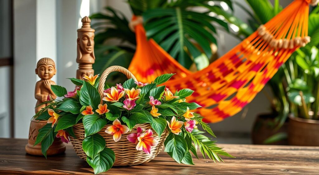 Acessorios-tropical-1024x563 Estilo Tropical: Surpreenda-se com a decoração desta casa