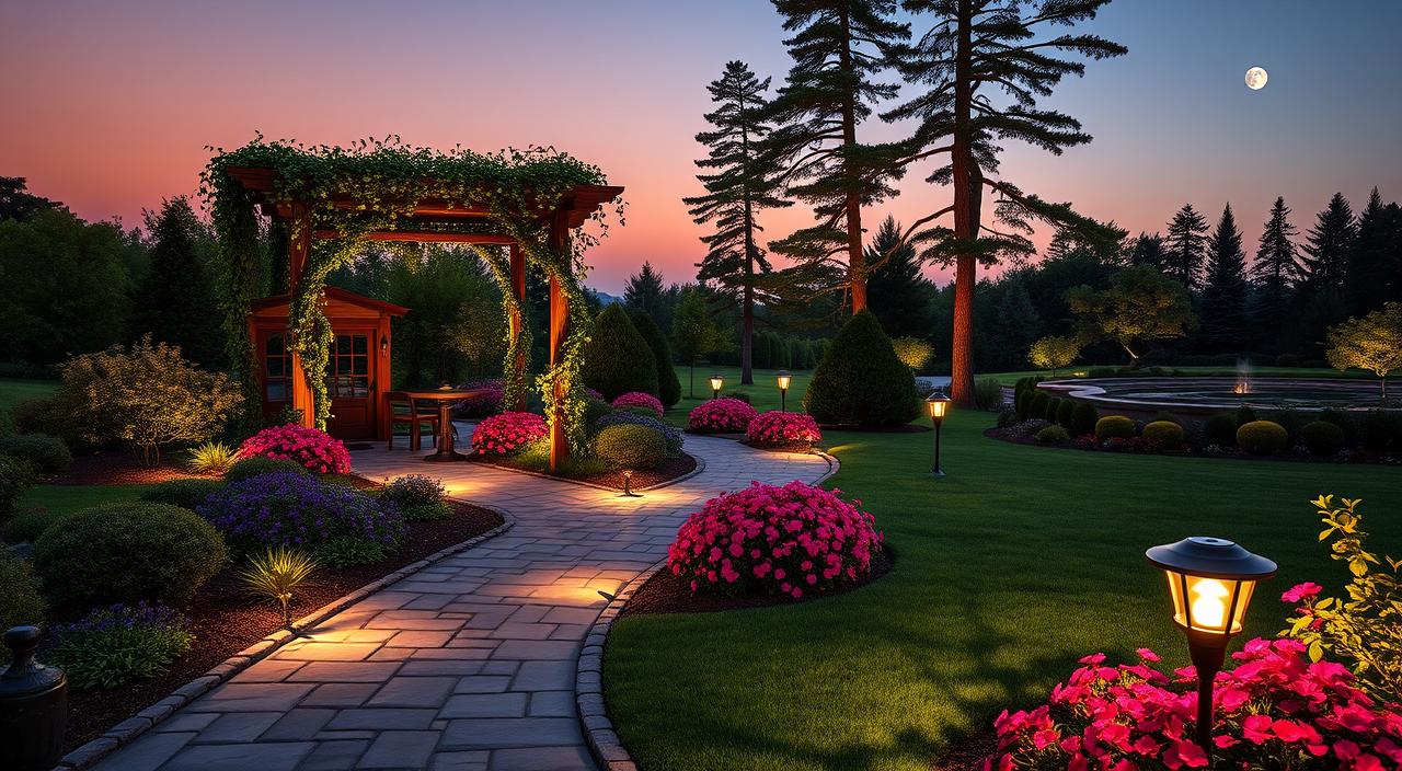 Dicas de iluminação de jardim