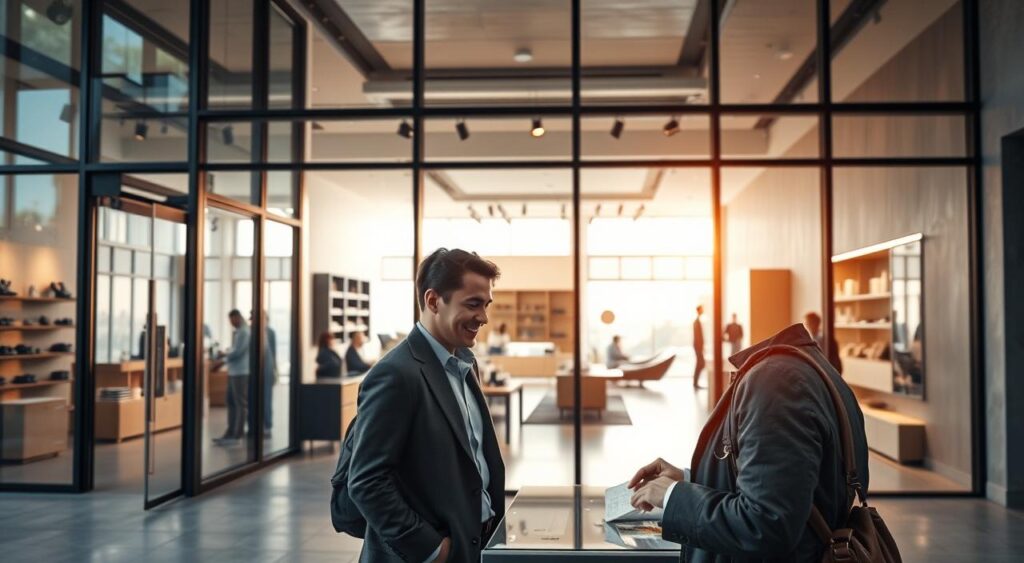 Experiencia-do-cliente-e-fachadas-1024x563 Fachada de Ponto Comercial Moderno: 12 Dicas e Tendências
