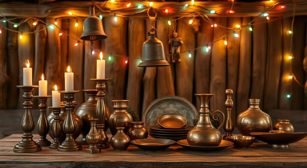 Objetos-em-bronze-na-decoracao-junina-1024x563 12 ideias de decoração para festa junina​ que vão te surpreender