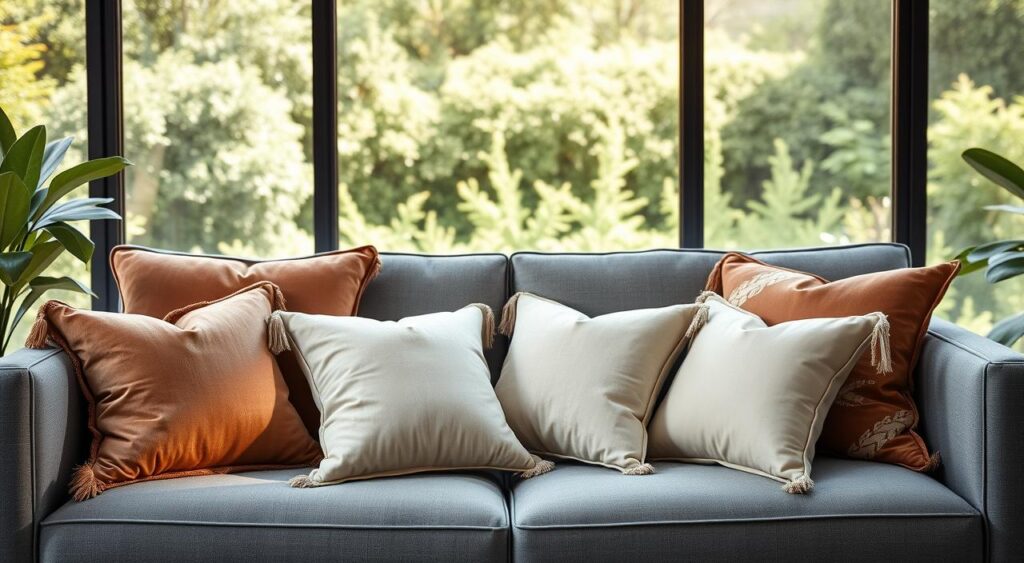 almofadas-decorativas-1024x563 Almofadas modernas com estilo que vão te impressionar