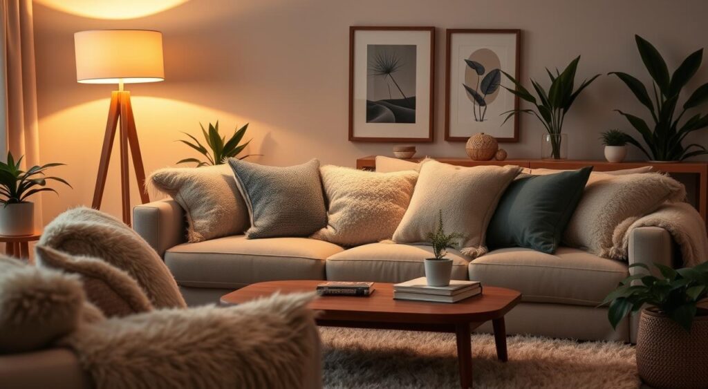 ambiente-acolhedor-1024x563 Almofadas modernas com estilo que vão te impressionar