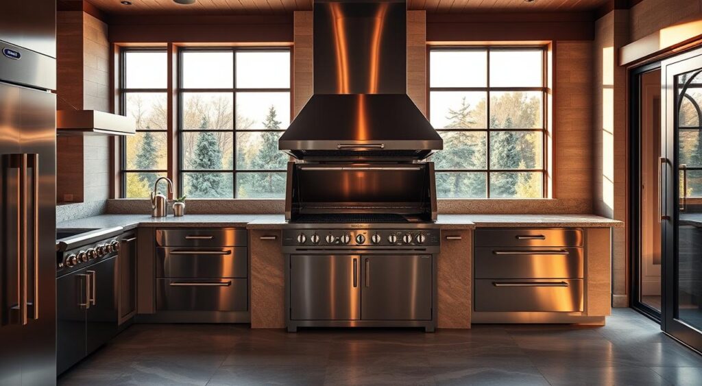 apartamento-com-churrasqueira-gourmet-1024x563 Como Construir e Decorar Sua Área Gourmet em Apartamento