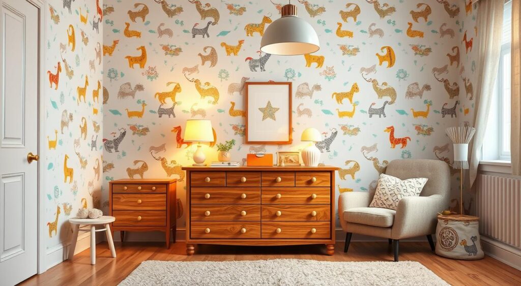 combinar-decoracao-papel-de-parede-e-moveis-1024x563 Como Decorar Móveis com Papel Contact: Passo a Passo Prático!