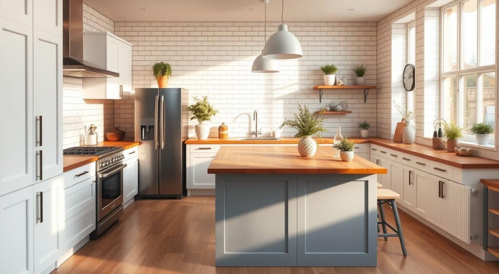 cozinha-com-subway-tile-1024x563 Revestimento Subway Tile: Estilo e Modernidade