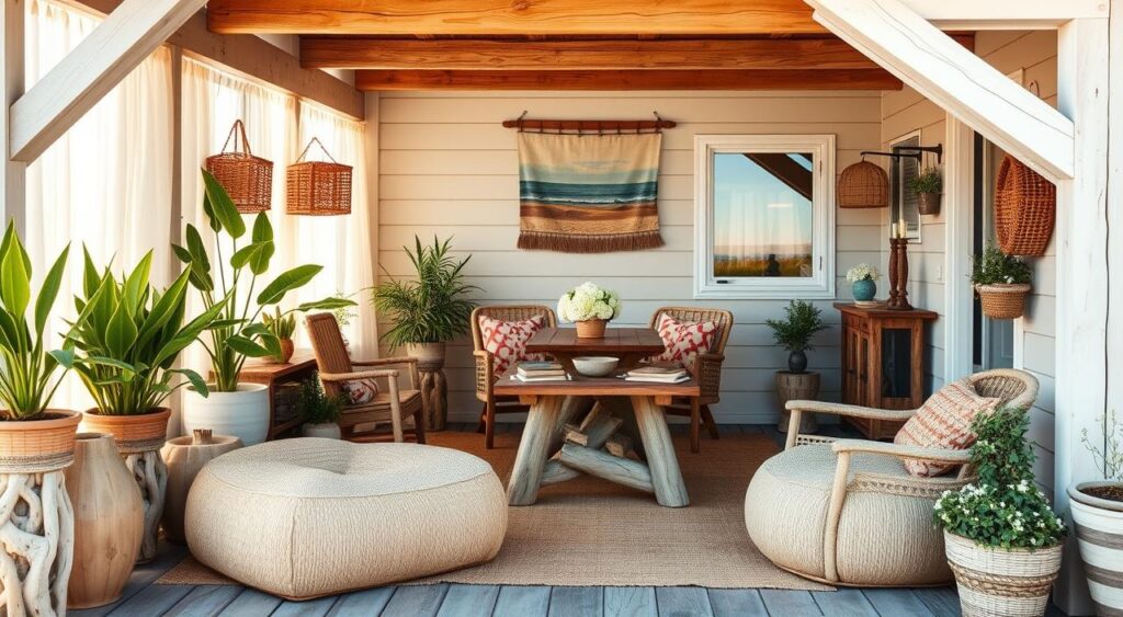 decoracao-economica-para-casa-de-praia-1024x563 Casa de Praia Como Decorar: 10 Ideias Que Trazem Leveza