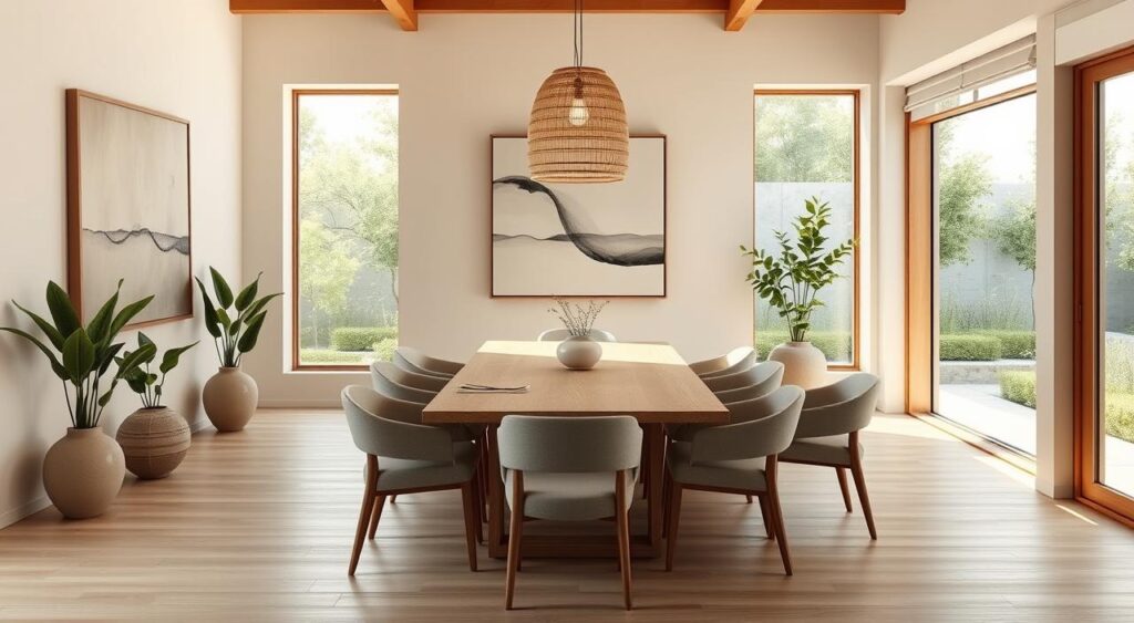 decoracao-sala-de-jantar-1024x563 Estilo Japandi: 10 Maneiras de Usar Essa Tendência Que Encanta