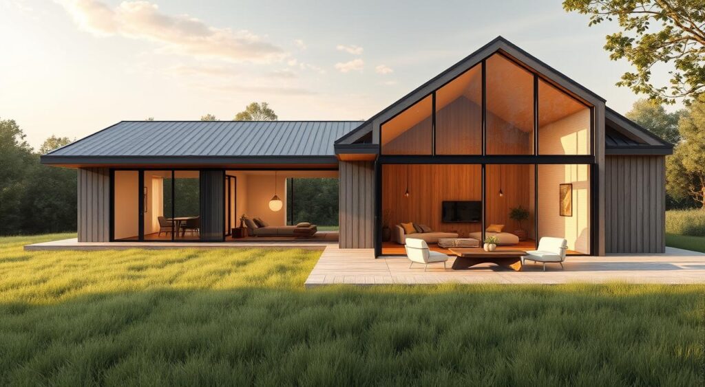 design-contemporaneo-1024x563 Casa Moderna de Fazenda: Elegância Rústica que vai te encantar