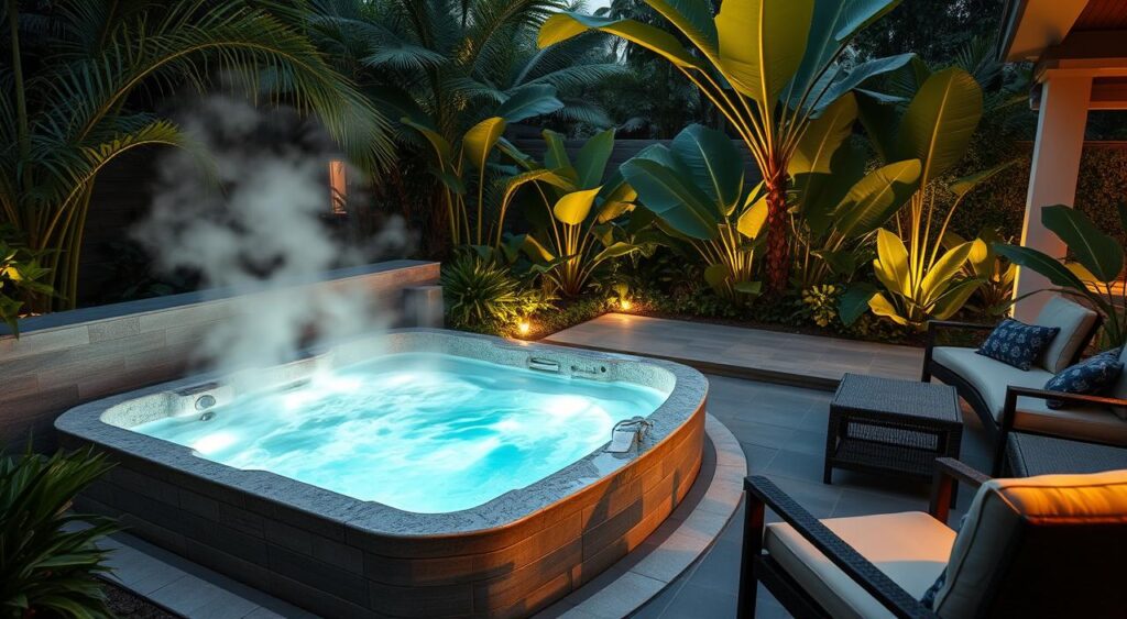 design-de-areas-externas-com-jacuzzi-1024x563 Área Gourmet com Jacuzzi: Do Churrasco ao Relax em Casa