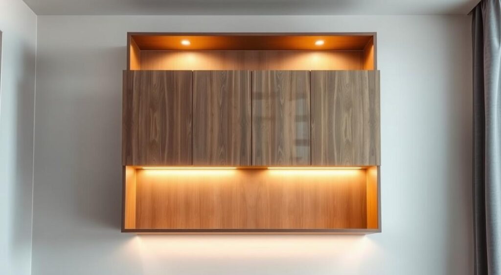 designs-modernos-moveis-suspensos-iluminacao-embutida-1024x563 Armário Suspenso é mais útil e prático do que você imagina