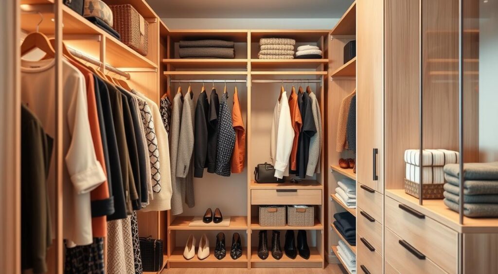 dicas-de-organizacao-guarda-roupa-1024x563 Closet Aberto com Araras: Como organizar corretamente e Evitar Bagunça
