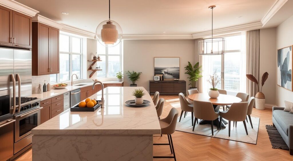 experiencia-de-morar-em-apartamento-area-gourmet-1024x563 Como Construir e Decorar Sua Área Gourmet em Apartamento
