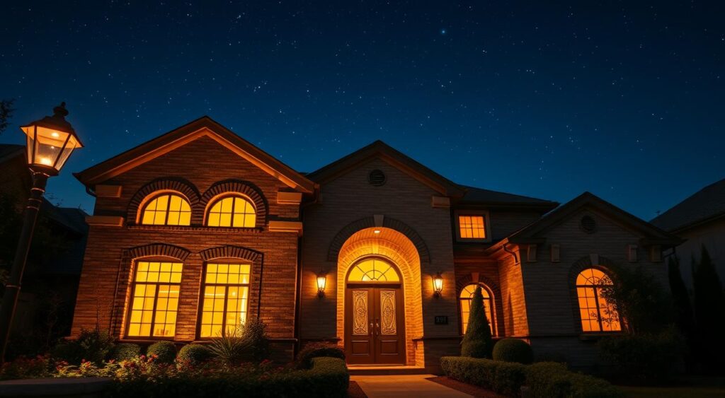 iluminacao-de-fachadas-1-1024x563 Como fazer a pintura de muro e renovar a fachada da sua casa