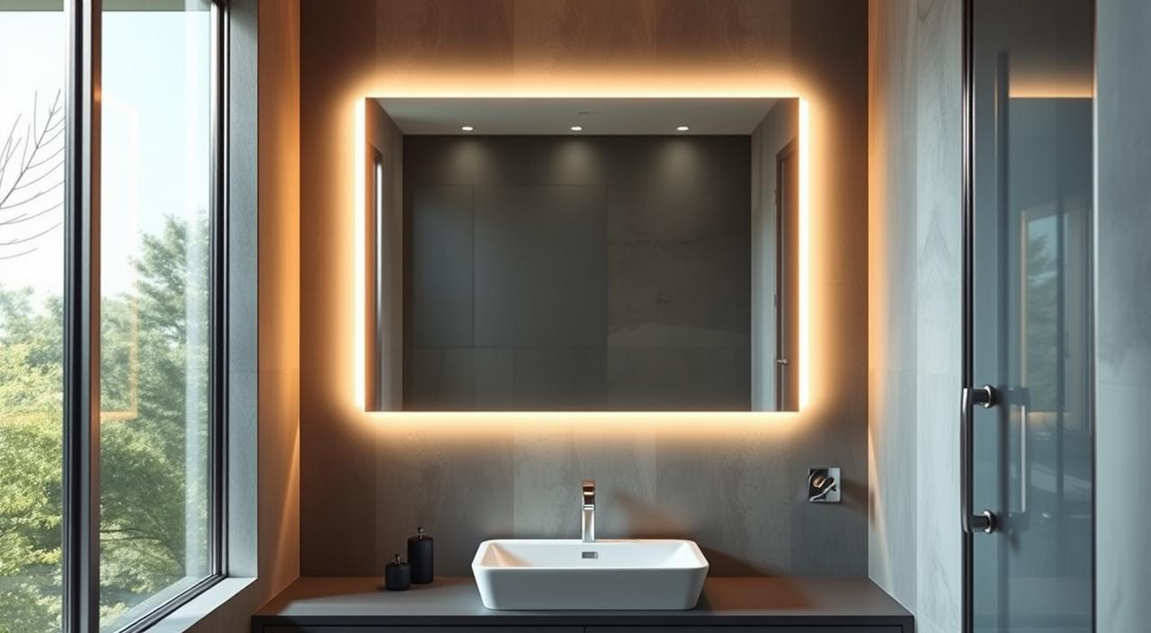 iluminação e estética do banheiro