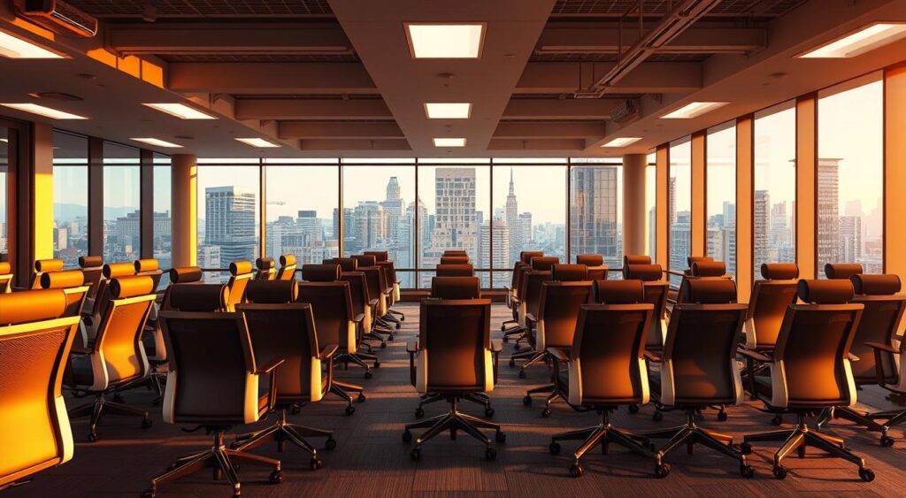 impacto-das-cadeiras-no-ambiente-corporativo-1024x563 Descobrimos a melhor cadeira ergonômica com ótimo valor