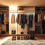 inspirações de closet aberto com araras