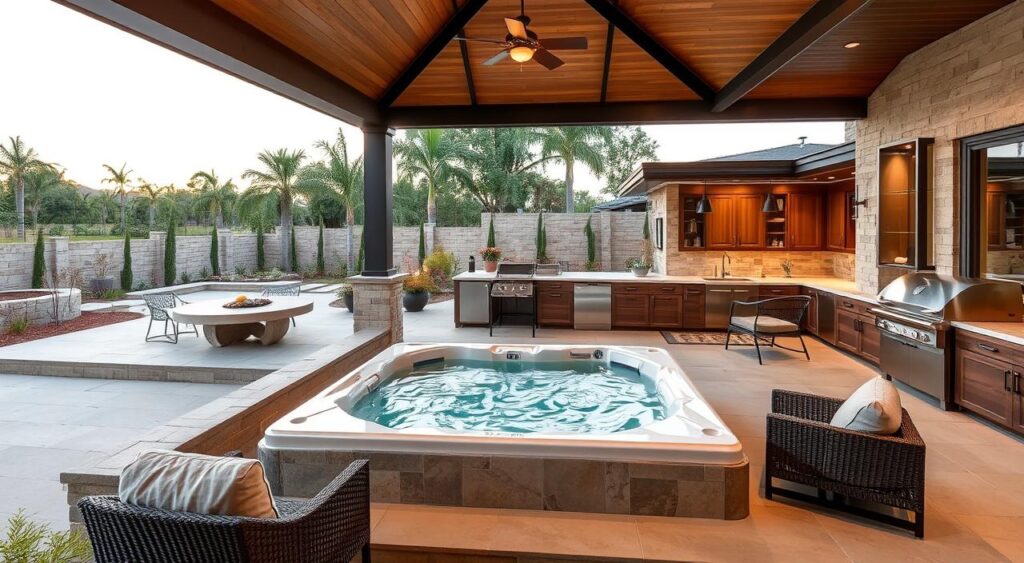 integracao-de-ambientes-jacuzzi-e-espaco-gourmet-1024x563 Área Gourmet com Jacuzzi: Do Churrasco ao Relax em Casa