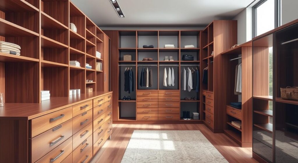 marcas-de-moveis-para-closet-1024x563 Closet Aberto com Araras: Como organizar corretamente e Evitar Bagunça