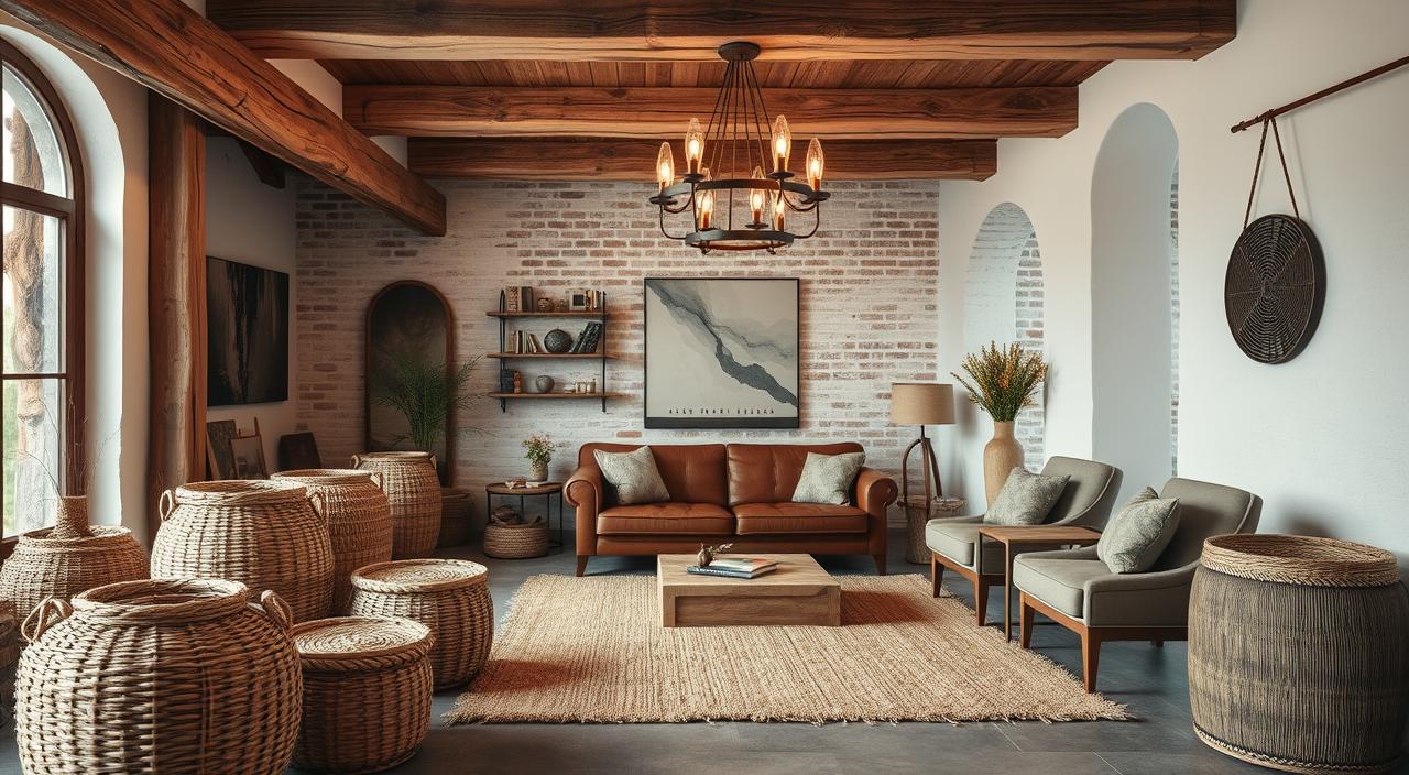Decoração Rústica Moderna: O Toque Natural Que Está em Alta