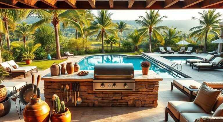Projeto de Área de Churrasco com Piscina: 30 Fotos pra Inspiração