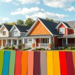 opções de cores para fachadas