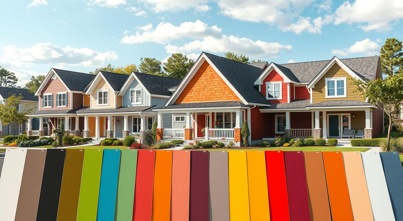 opções de cores para fachadas