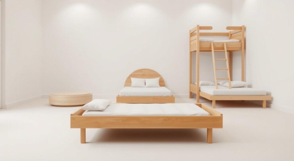 tipos-de-cama-montessoriana-1024x563 Cama montessoriana: diferente, mas muito prática. Vem conhecer!