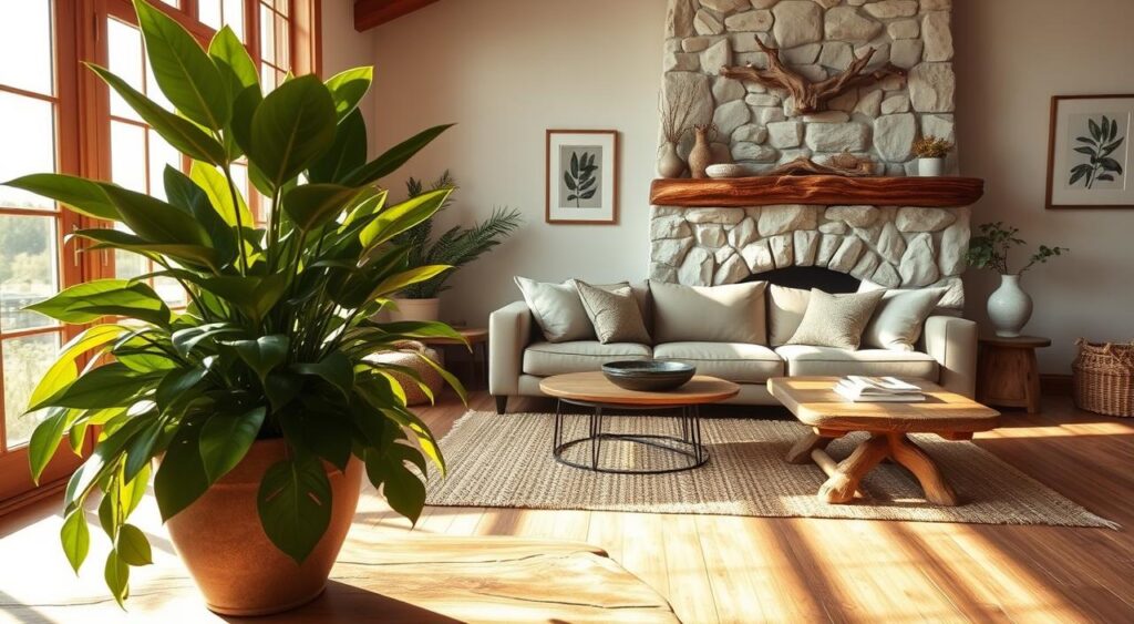 Elementos-naturais-na-decoracao-1-1024x563 14 Ideias de Decoração Simples Que Deixam a Casa Mais Charmosa