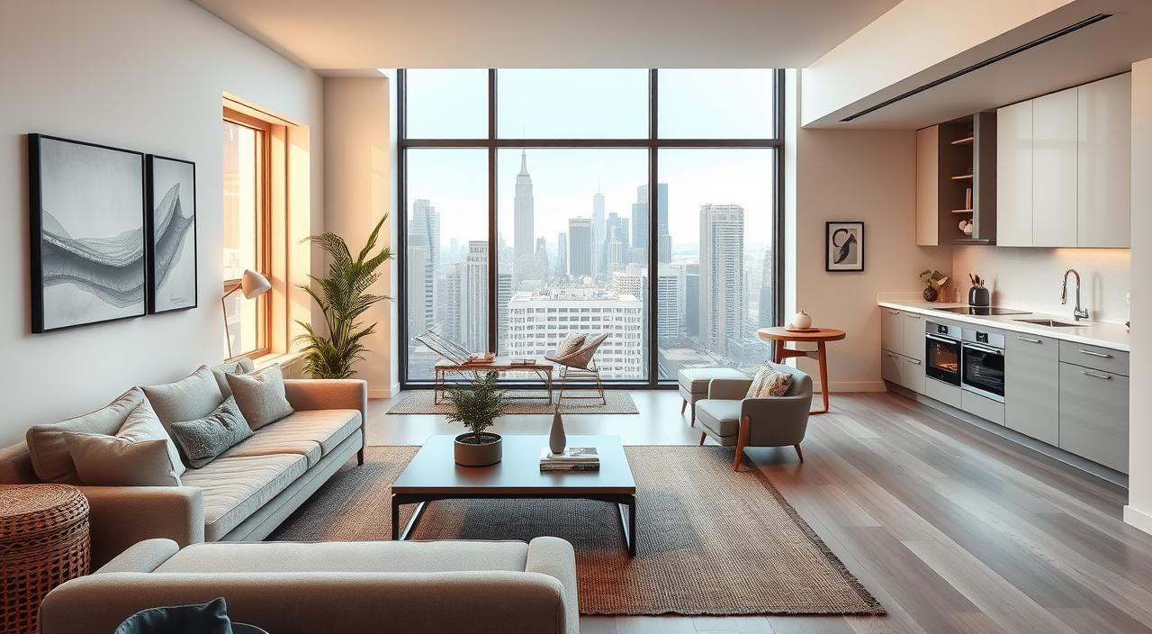 apartamento de solteiro moderno