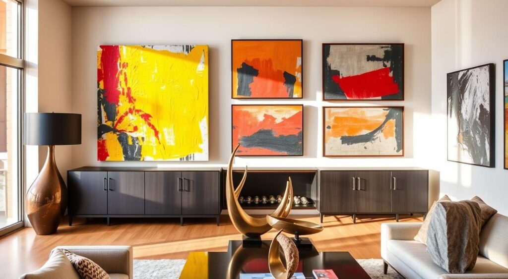 arte-na-decoracao-1024x563 10 Ideias de Studio: espaço pequeno, mas com decoração linda