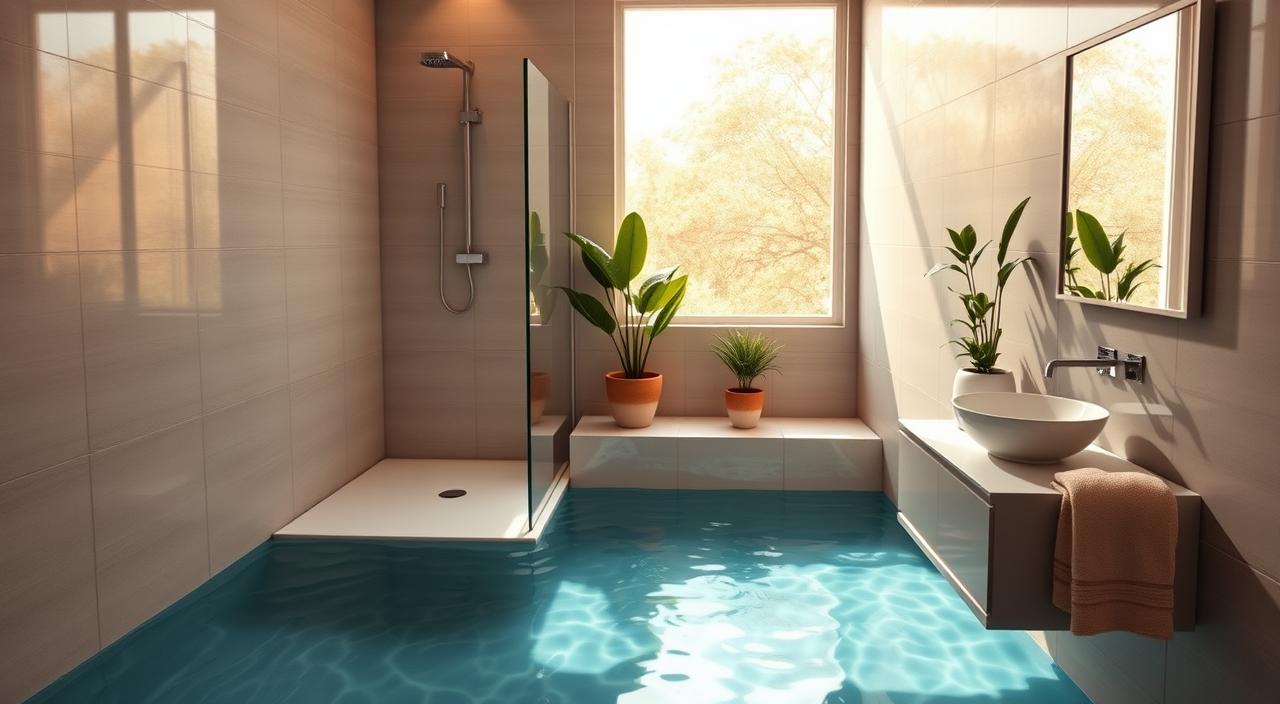 banheiro de piscina pequeno