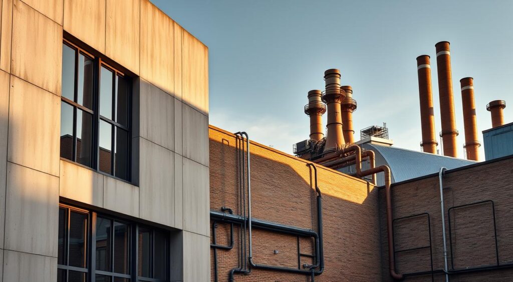 caracteristicas-de-fachadas-industriais-1024x563 Você Nunca Viu Fachadas de Casa Industrial Tão Estilosas Assim