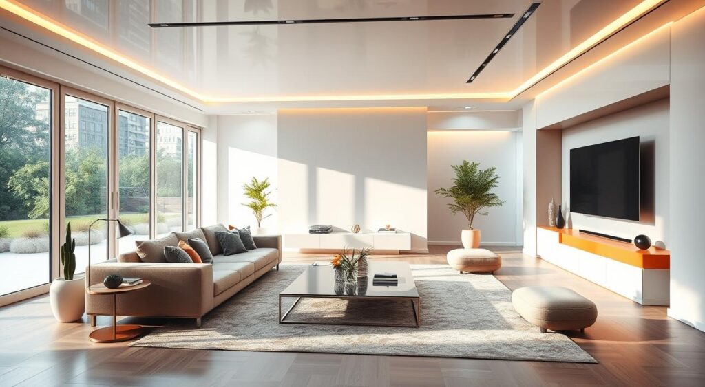 casa-inteligente-1024x563 Decoração de Interiores de Casas Modernas e Com Baixo Custo