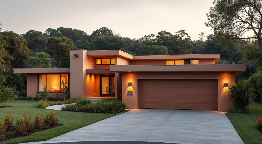 casas-terreas-1024x563 O truque de arquiteto que faz um projeto de casas simples com garagem parecer muito mais espaçoso.