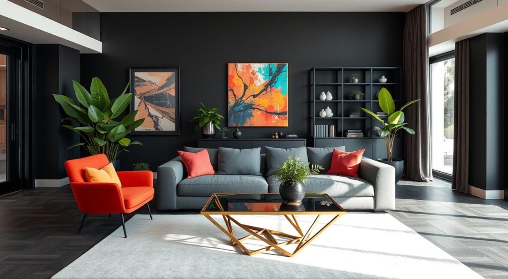 combinacao-de-cores-apartamento-preto-1024x563 Apartamento Preto: Como decorar com elegância sem exagerar