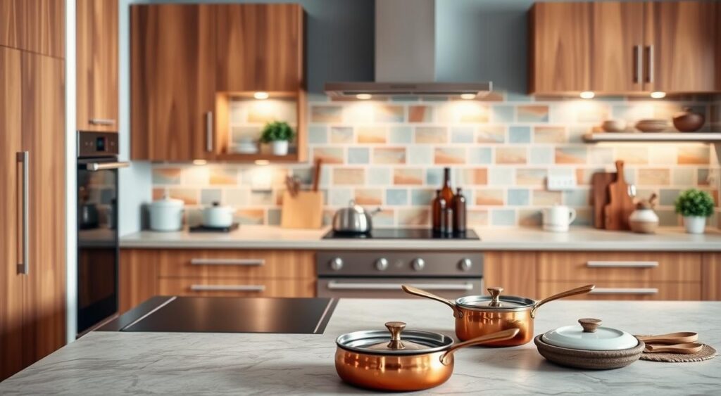 combinacao-de-cores-e-materiais-1024x563 Cores para pintar a cozinha: Veja os modelos mais lindos de 2025