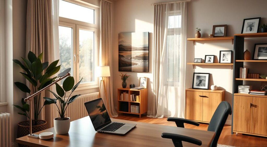 como-decorar-um-home-office-1024x563 Inspire-se com 10 Fotos Home Office Decorados Belíssimos