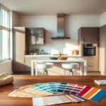 como escolher as cores para pintar a cozinha