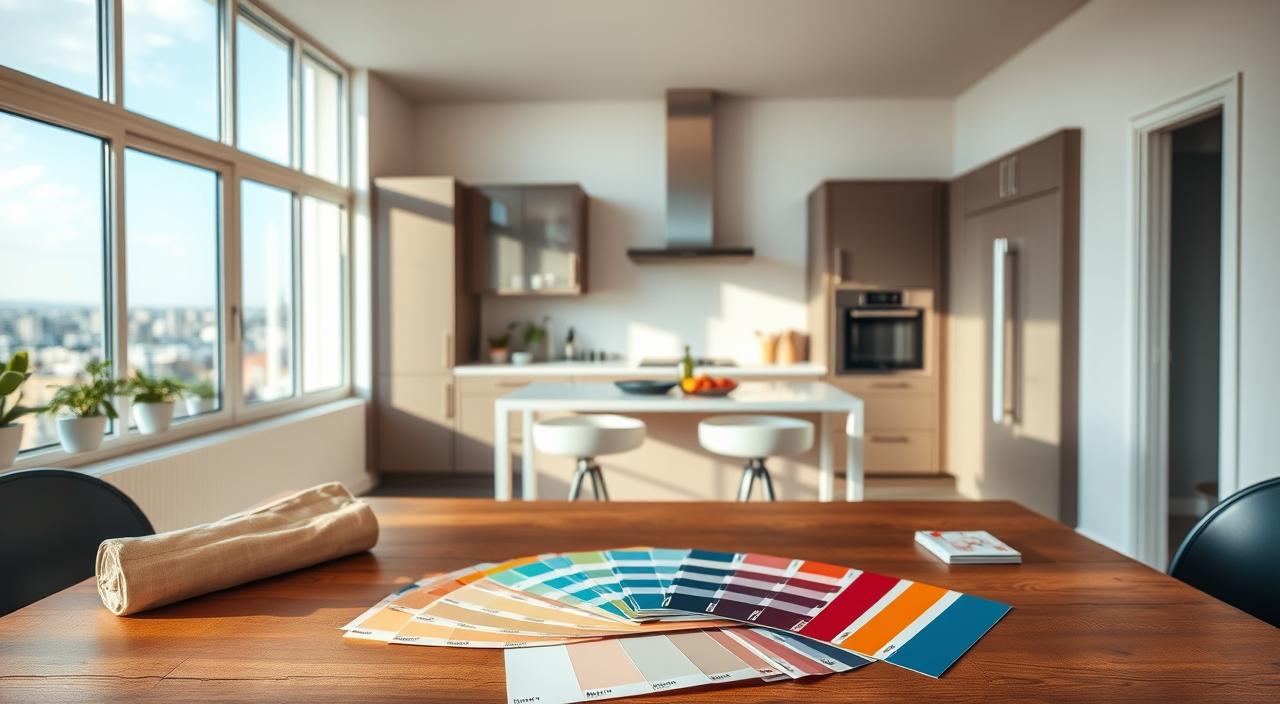 como escolher as cores para pintar a cozinha