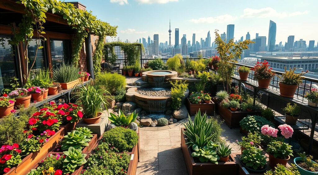 como-fazer-jardim-no-telhado-1024x563 Jardinagem com Telha: Dicas Baratas Para Criar Vasos Incríveis